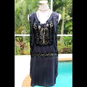 4 Love And Liberty 100% silk dress Sz S